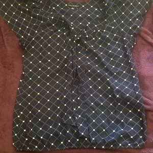 Sara Michelle Women’s Short Sleeve Blouse